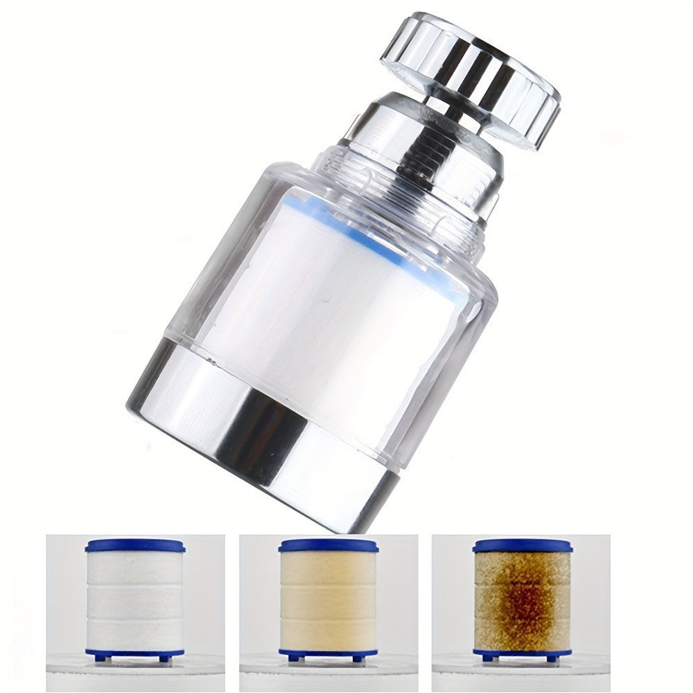 11pcs Water Filter for Sink Faucet - 360° Rotating Swivel Faucet Aerator with Filter, Water Filter Faucet, Faucet Extender for Kitchen Sink, Rotatable Splash-proof Tap Faucet Sprayer Head - Home Water Filtration System, Faucet Attachment